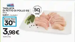Coop TAGLIATA DI PETTO DI POLLO SQ offerta