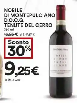 Coop NOBILE DI MONTEPULCIANO D.O.C.G. TENUTE DEL CERRO offerta