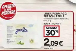 Coop LINEA FORMAGGI FRESCHI PERLA offerta