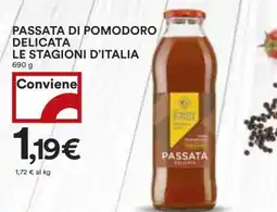 Coop Passata di Pomodoro Delicata Le Stagioni d'Italia offerta