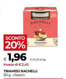 Coop TIRAMISÙ RACHELLI offerta