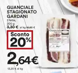 Coop Guanciale Stagionato Gardani offerta