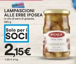 Coop LAMPASCIONI ALLE ERBE IPOSEA offerta