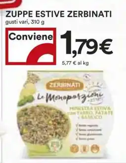 Coop ZUPPE ESTIVE ZERBINATI offerta