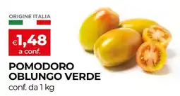 Coop POMODORO OBLUNGO VERDE offerta