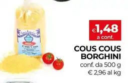 Coop COUS COUS BORGHINI offerta