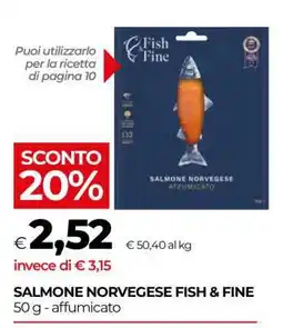 Coop Salmone Norvegese Fish & Fine offerta