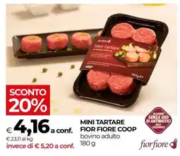 Coop MINI TARTARE FIOR FIORE COOP offerta