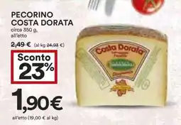 Coop PECORINO COSTA DORATA offerta