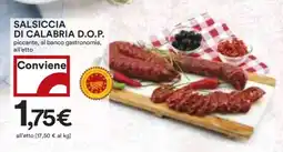 Coop SALSICCIA DI CALABRIA D.O.P offerta