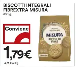 Coop BISCOTTI INTEGRALI FIBREXTRA MISURA offerta
