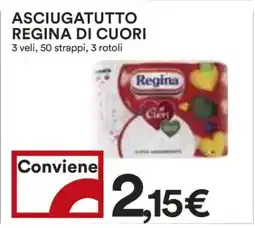 Coop ASCIUGATUTTO REGINA DI CUORI offerta