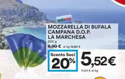 Coop MOZZARELLA DI BUFALA CAMPANA D.O.P. LA MARCHESA offerta
