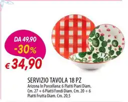 Famila SERVIZIO TAVOLA 18 PZ offerta