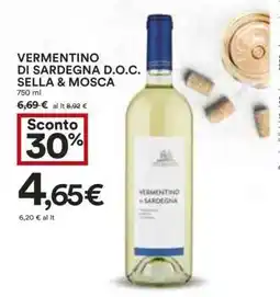Coop VERMENTINO DI SARDEGNA D.O.C. SELLA & MOSCA offerta