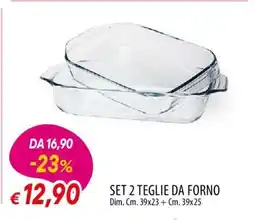 Famila SET 2 TEGLIE DA FORNO offerta