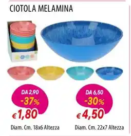Famila Ciotola Melamina offerta