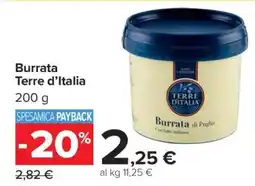 Carrefour Burrata Terre d’Italia offerta
