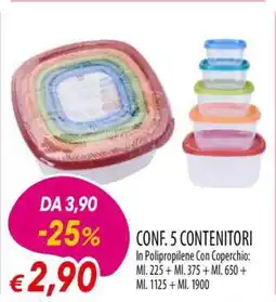 Famila CONF. 5 CONTENITORI offerta