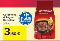 Carrefour Carbonella di Legna Carrefour offerta