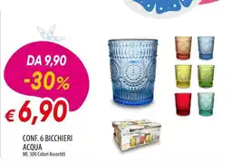 Famila CONF 6 BICCHIERI ACQUA offerta