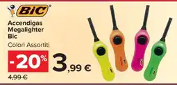 Carrefour Accendigas Megalighter Bic offerta