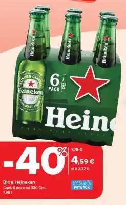 Carrefour BIRRA HEINEKEN offerta
