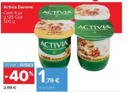 Carrefour ACTIVIA DANONE offerta