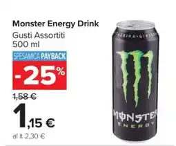 Carrefour MONSTER Energy Drink offerta