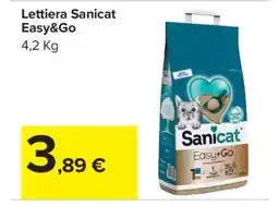 Carrefour Lettiera Sanicat Easy&Go offerta