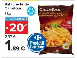 Carrefour Patatine Fritte Carrefour offerta
