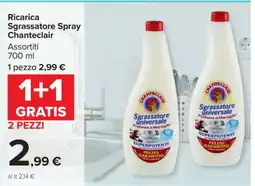 Carrefour Ricarica Sgrassatore Spray Chanteclair offerta