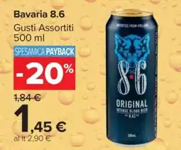 Carrefour Bavaria 8.6 offerta