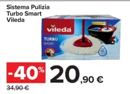 Carrefour SISTEMA PULIZIA TURBO SMART VILEDA offerta