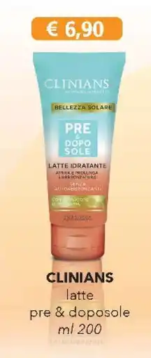 Acqua & Sapone CLINIANS latte pre & doposole offerta