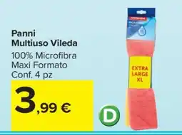 Carrefour Panni Multiuso Vileda offerta