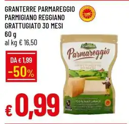 Famila GRANTERRE PARMAREGGIO PARMIGIANO REGGIANO GRATTUGIATO 30 MESI offerta