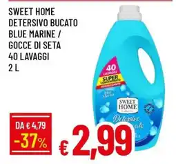 Famila SWEET HOME DETERSIVO BUCATO BLUE MARINE / GOCCE DI SETA offerta