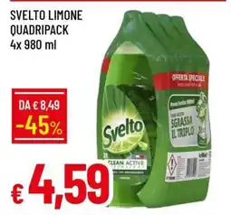 Famila Svelto Limone Quadripack offerta