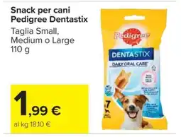 Carrefour Snack per Cani Pedigree Dentastix offerta
