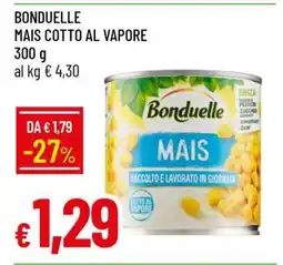 Famila BONDUELLE MAIS COTTO AL VAPORE offerta