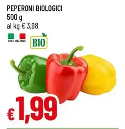 Famila PEPERONI BIOLOGICI offerta