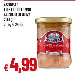 Famila ASDOMAR filetti di tonno all'olio di oliva offerta