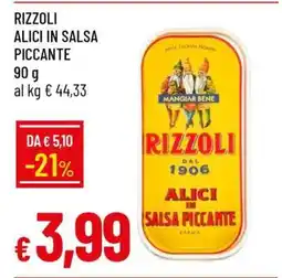 Famila RIZZOLI ALICI IN SALSA PICCANTE offerta