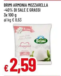 Famila BRIMI ARMONIA MOZZARELLA offerta