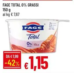 Famila FAGE TOTAL 0% GRASSI offerta