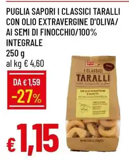 Famila Puglia Sapori I Classici Taralli offerta