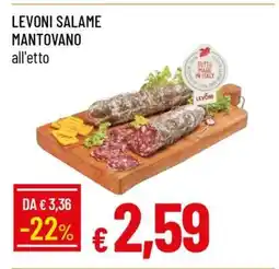 Famila LEVONI SALAME MANTOVANO offerta