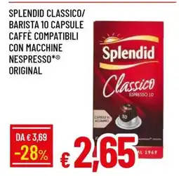Famila SPLENDID CLASSICO/BARISTA 10 CAPSULE offerta