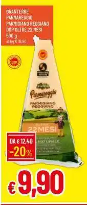 Famila GRANTERRE PARMAREGGIO PARMIGIANO REGGIANO DOP OLTRE 22 MESI offerta